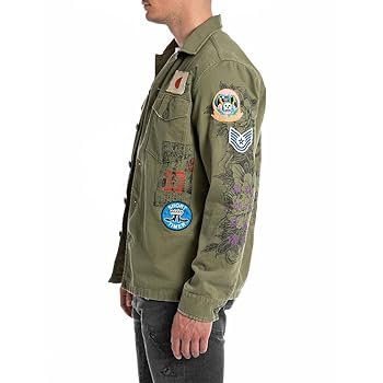 Replay Men's Shirt Jacket, 833 Light Military : Amazon.de